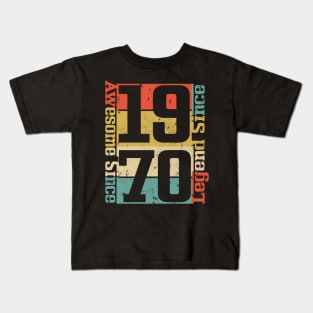 Awesome Since 1970. 50th Birthday Gift Idea Kids T-Shirt